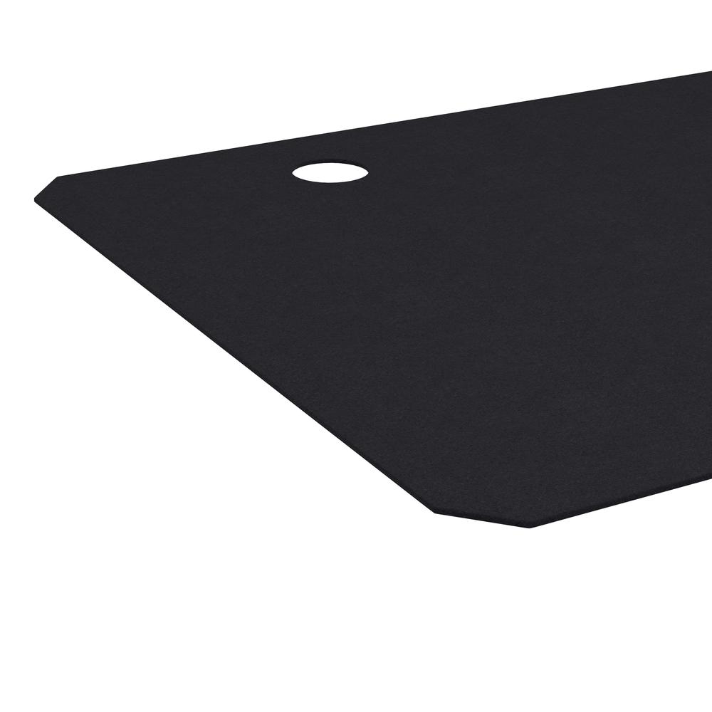 Black Mega Size Extended Gaming Mouse Pad with Anti-Slip Rubber Micro Weave Top. Picture 8