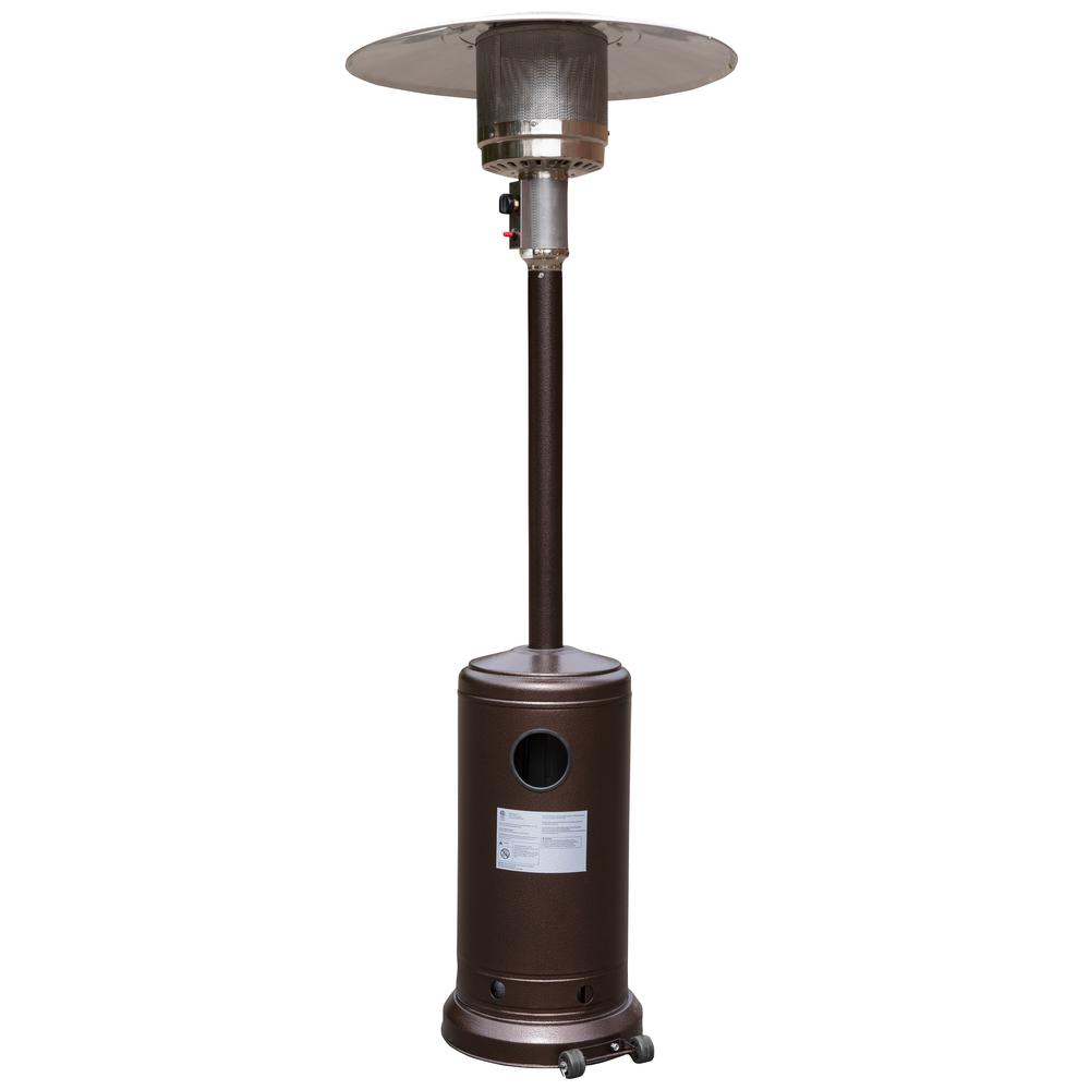 Bronze Stainless Steel Propane Heater with Wheels-7.5 Feet Tall. Picture 8