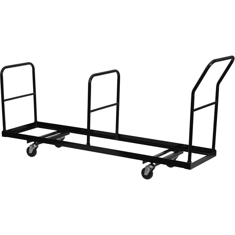 Vertical Storage Folding Chair Dolly - 35 Chair Capacity. Picture 1