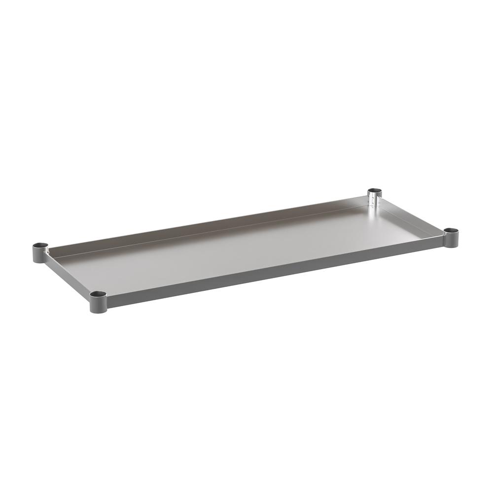djustable Lower Shelf for 24" x 48" Stainless Steel Tables. Picture 1