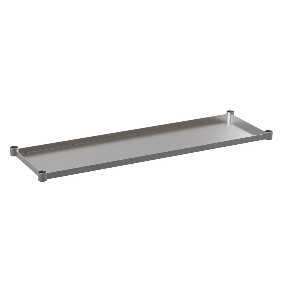 djustable Lower Shelf for 24" x 60" Stainless Steel Tables. Picture 1