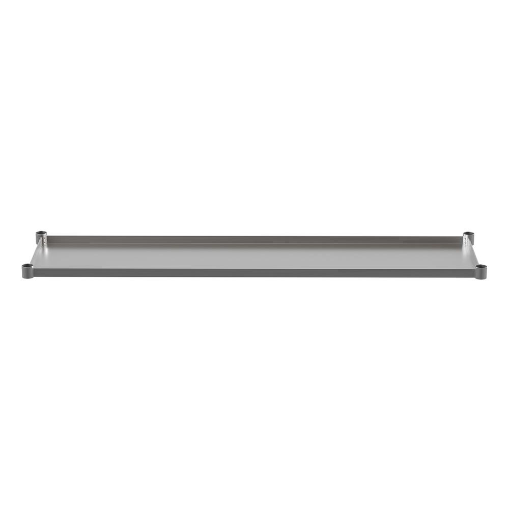 djustable Lower Shelf for 30" x 72" Stainless Steel Tables. Picture 8