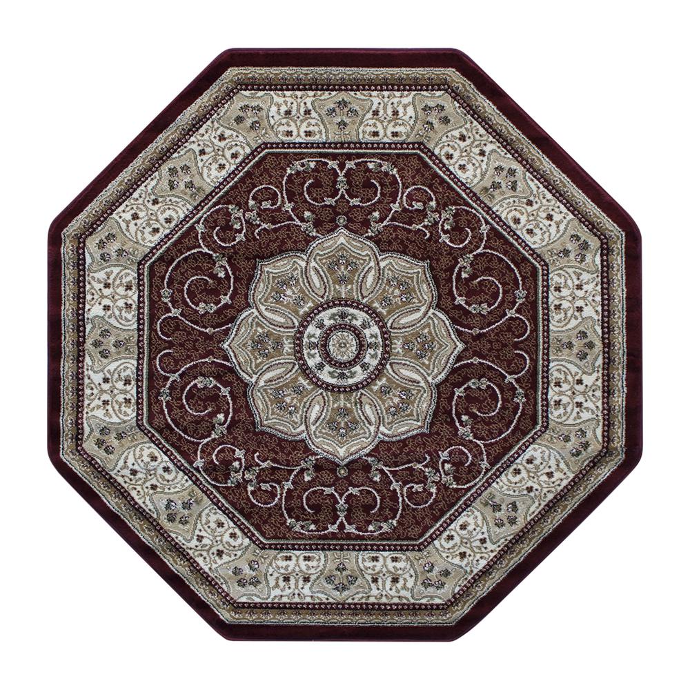 Traditional Style 4' x 4' Indoor Area Rug. Picture 1