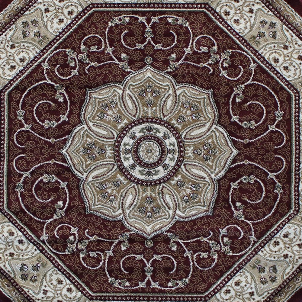 Traditional Style 7' x 7' Indoor Area Rug. Picture 2