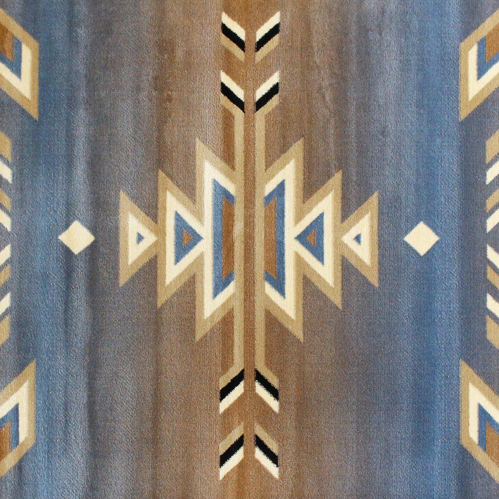 Southwestern Geometric 4' x 5' Accent Rug for Indoor Use. Picture 2