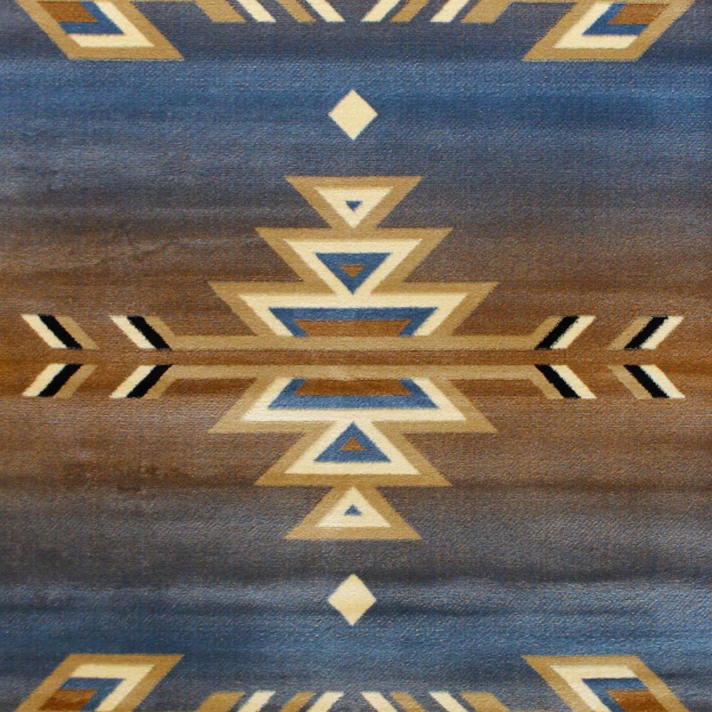Southwestern Geometric 5' x 7' Accent Rug for Indoor Use. Picture 2