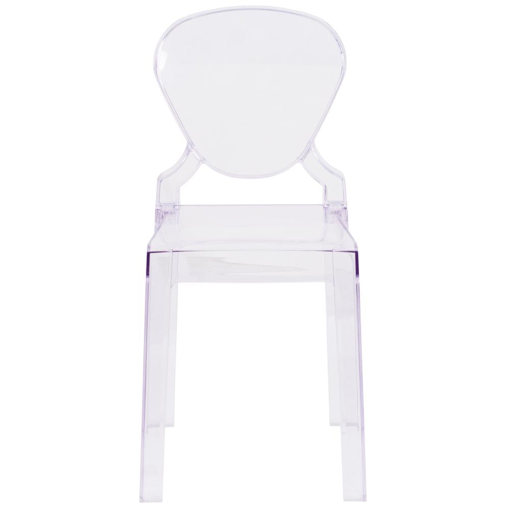 Ghost Chair with Tear Back in Transparent Crystal. Picture 4