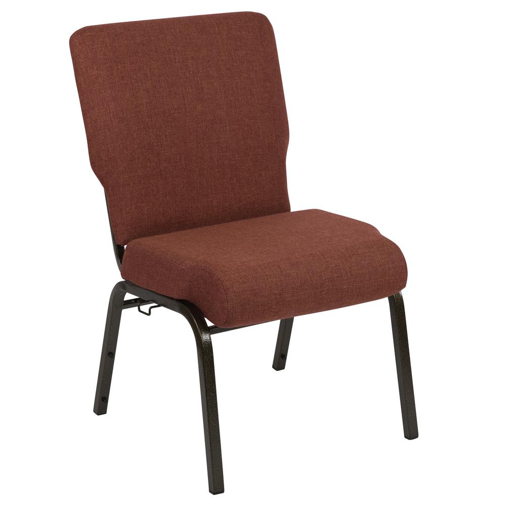 20.5 in. Cinnamon Molded Foam Church Chair. Picture 2