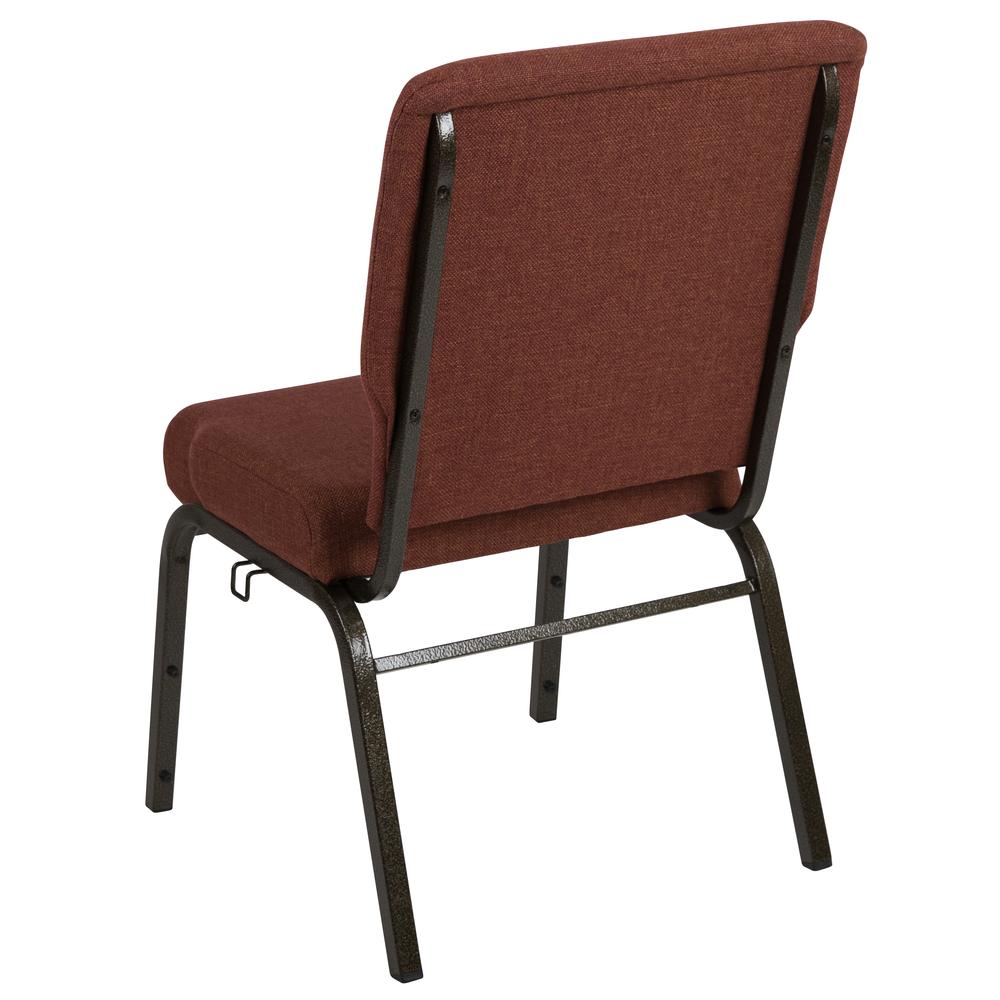 20.5 in. Cinnamon Molded Foam Church Chair. Picture 5