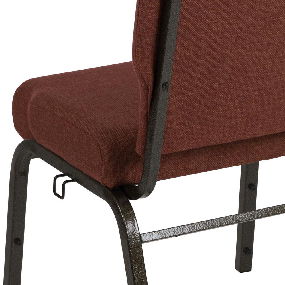 20.5 in. Cinnamon Molded Foam Church Chair. Picture 20