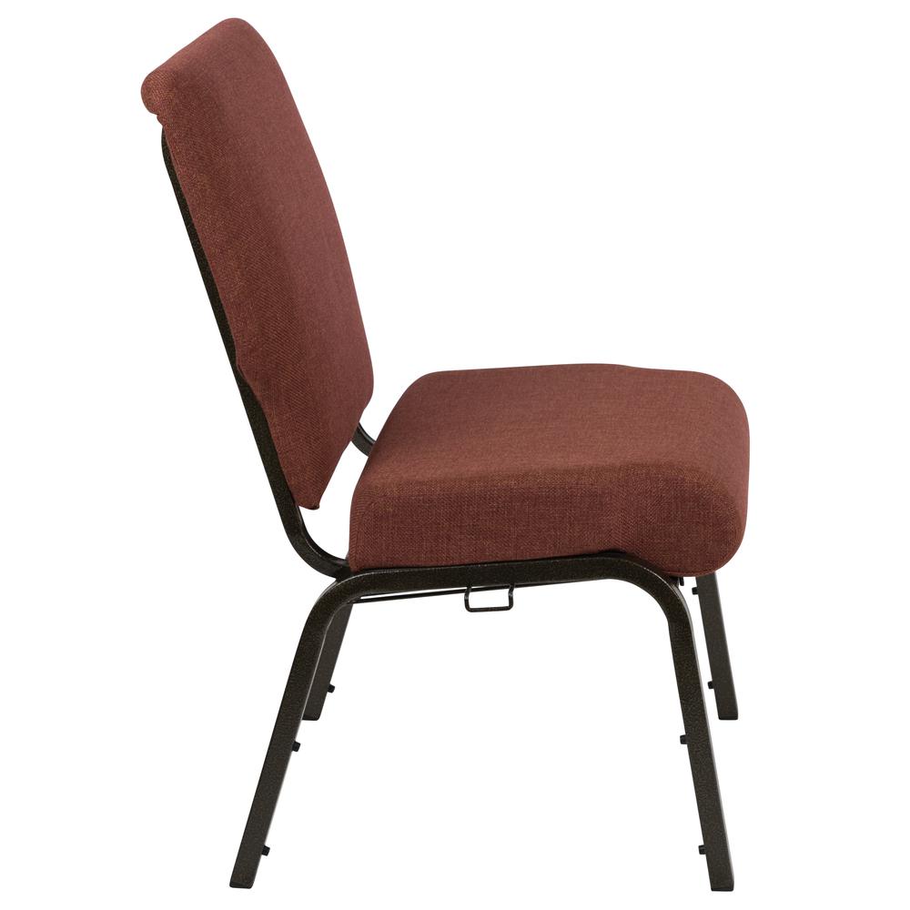20.5 in. Cinnamon Molded Foam Church Chair. Picture 3