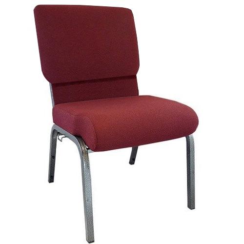 Maroon Church Chair 20.5 in. Wide. Picture 10