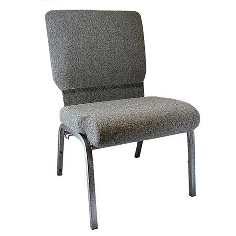 Charcoal Gray Church Chair 20.5 in. Wide. Picture 11