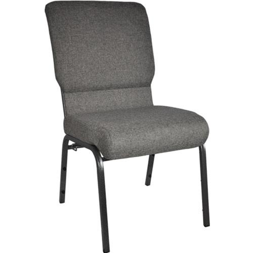 Charcoal Gray Church Chair 18.5 in. Wide. Picture 5