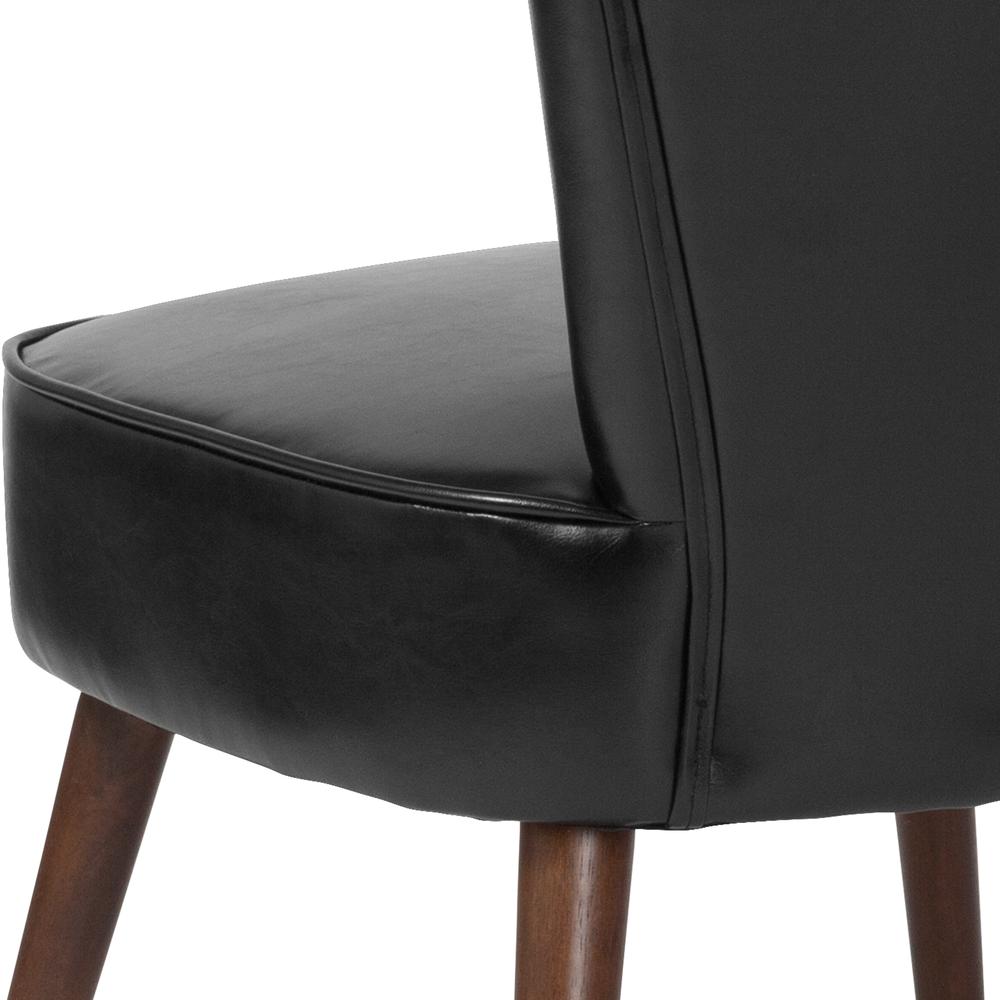 Black LeatherSoft Retro Chair. Picture 6