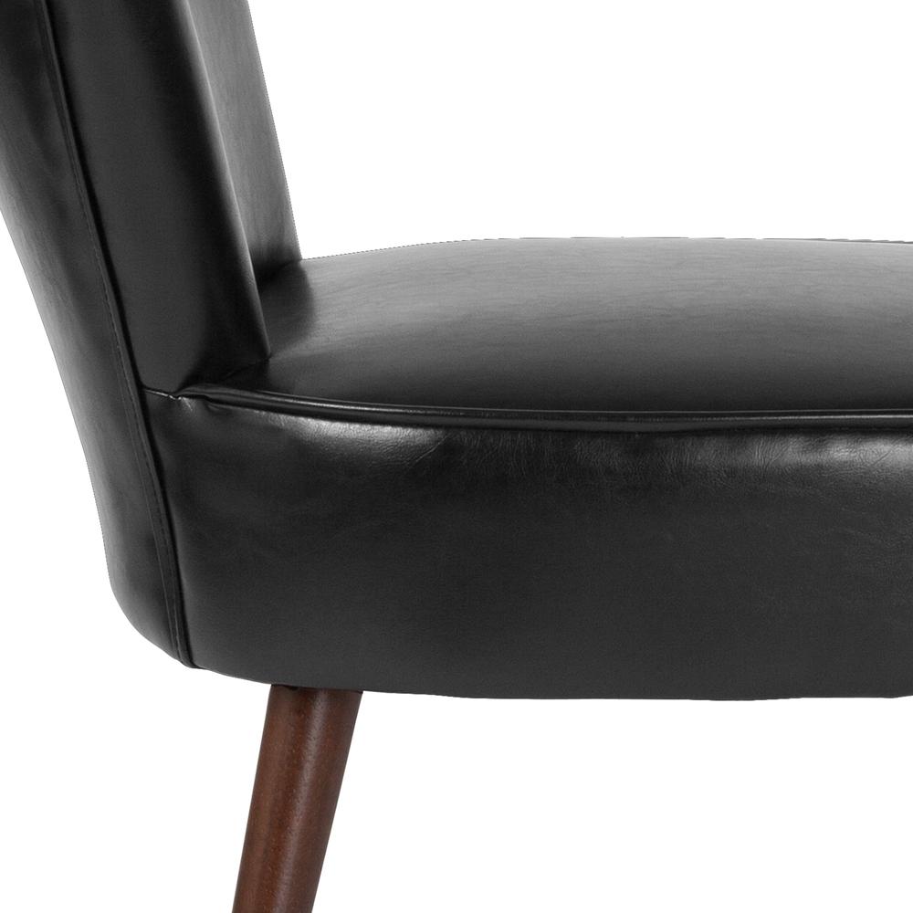 Black LeatherSoft Retro Chair. Picture 7