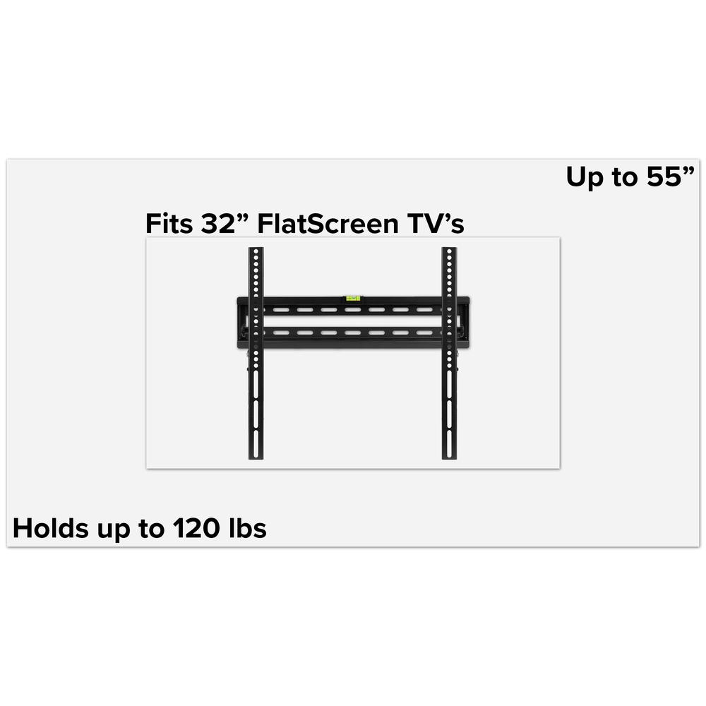 Tilting TV Wall Mount can be adjusted to reduce glare. Picture 1