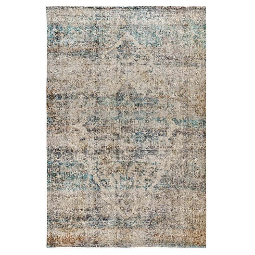 Artisan Old English Style Traditional Rug - 5' x 7' - Blue. Picture 2