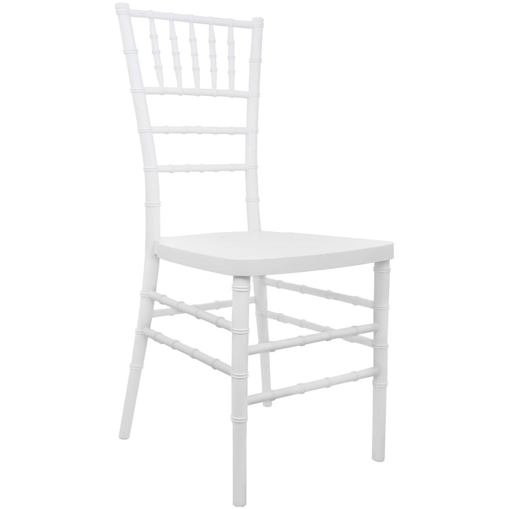 White Resin Chiavari Chair. Picture 1