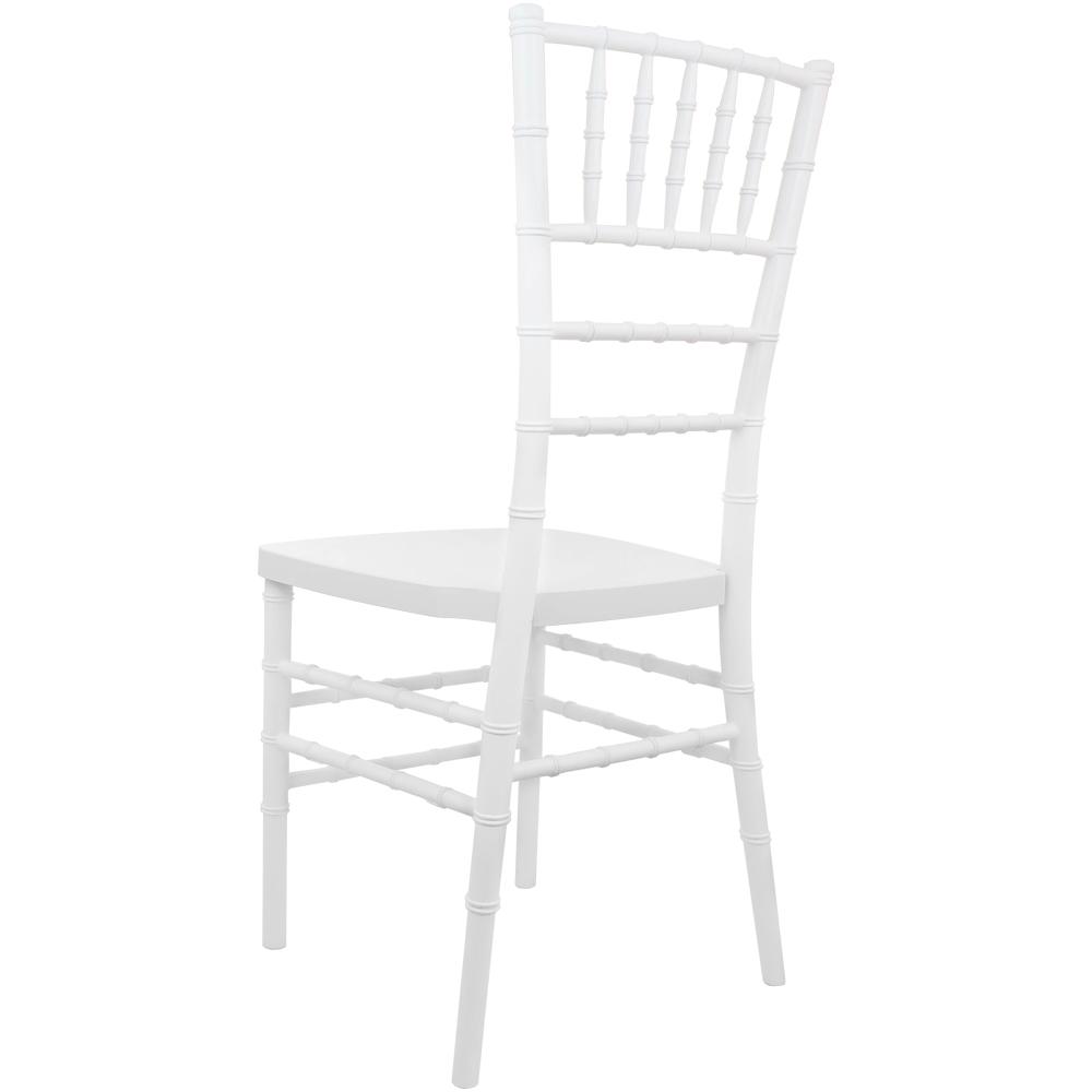 White Resin Chiavari Chair. Picture 3