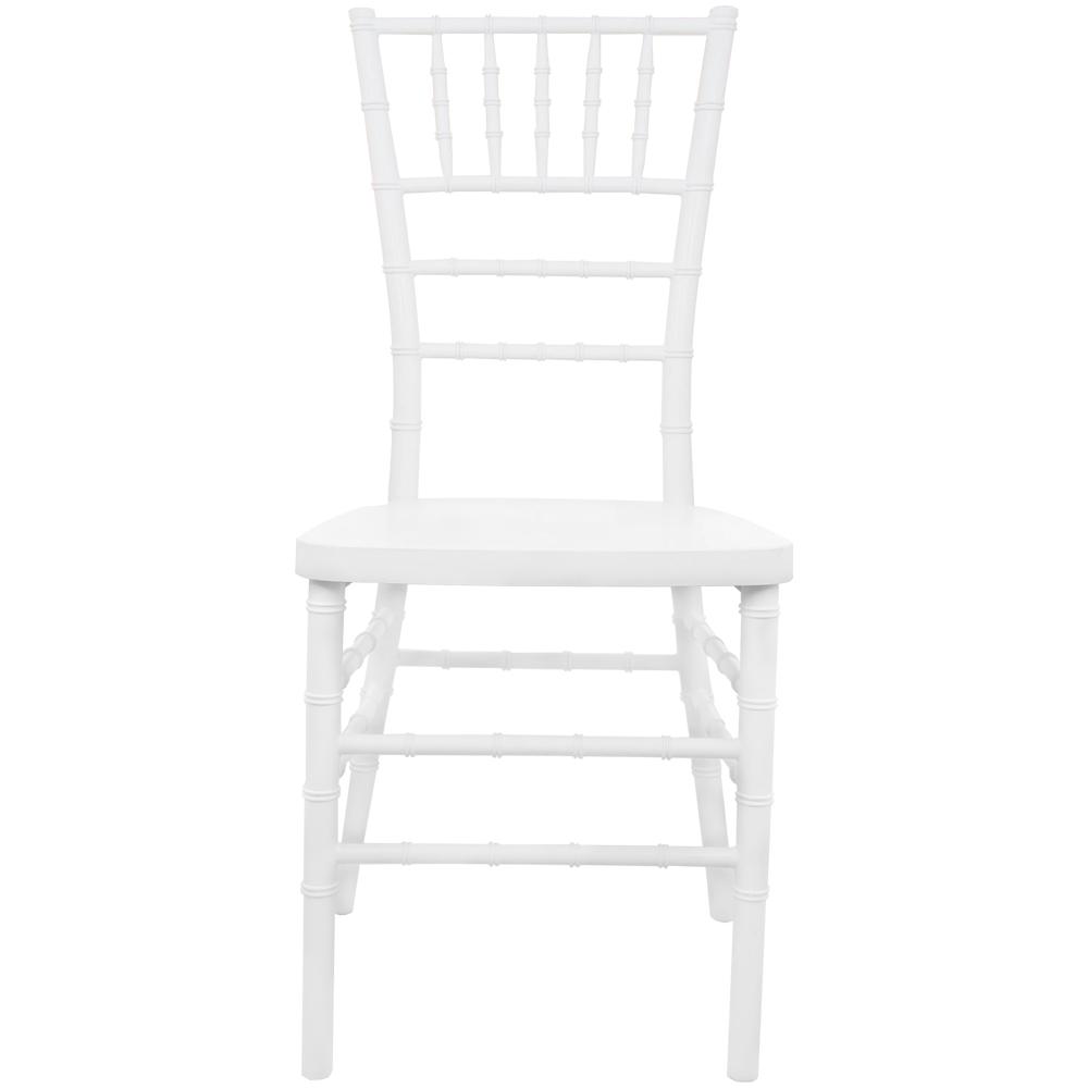 White Resin Chiavari Chair. Picture 4