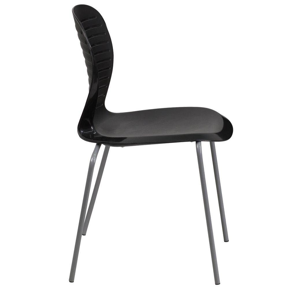 HERCULES Series 551 lb. Capacity Black Stack Chair. Picture 2