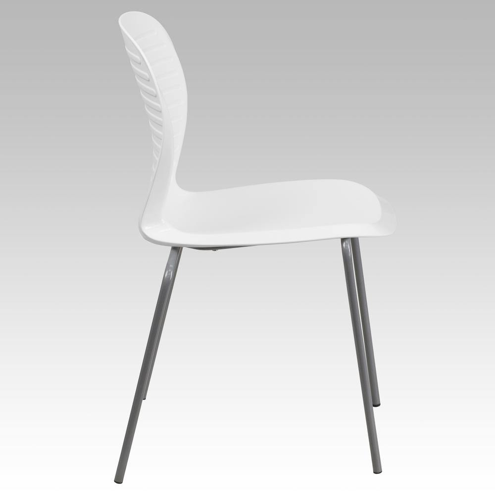 551 lb. Capacity White Stack Chair. Picture 2
