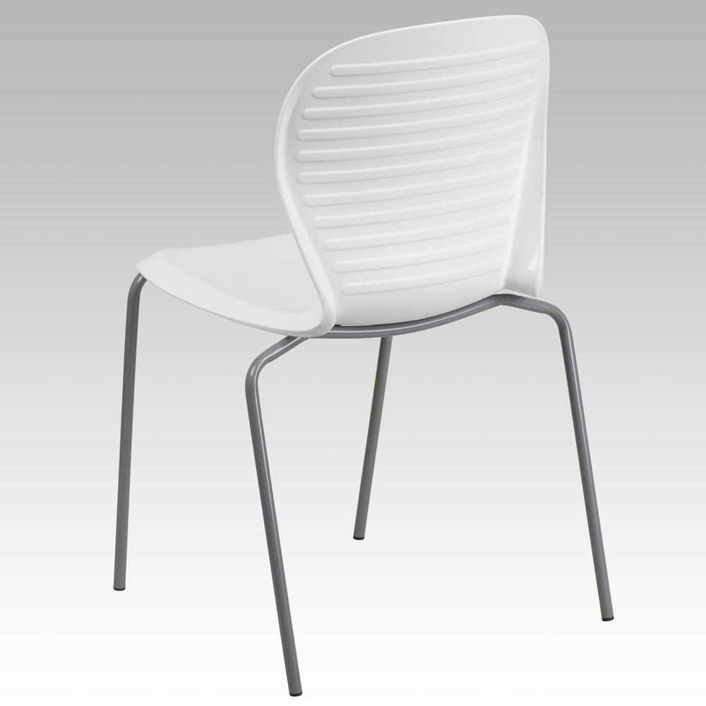 551 lb. Capacity White Stack Chair. Picture 3