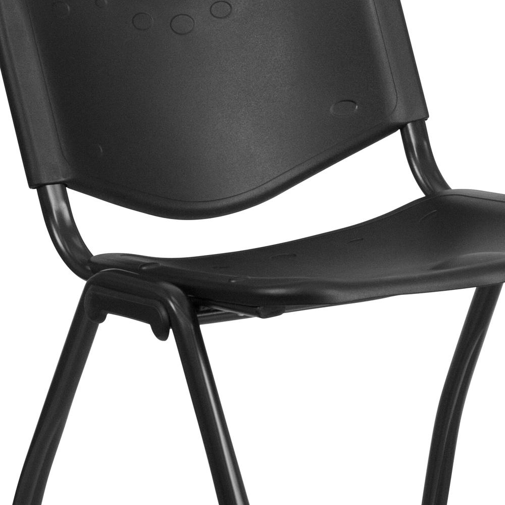 880 lb. Capacity Black Plastic Stack Chair. Picture 6