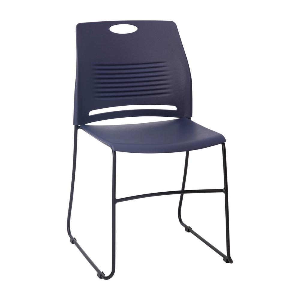 Modern Commercial Grade Stacking Chair with Lumbar Support. Picture 1