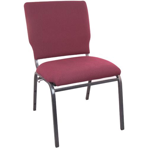Maroon Church Chairs 18.5 in. Wide. Picture 6