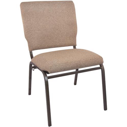 Mixed Tan Church Chairs 18.5 in. Wide. Picture 7
