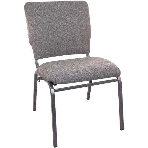 Charcoal Gray Church Chair 18.5 in. Wide. Picture 9