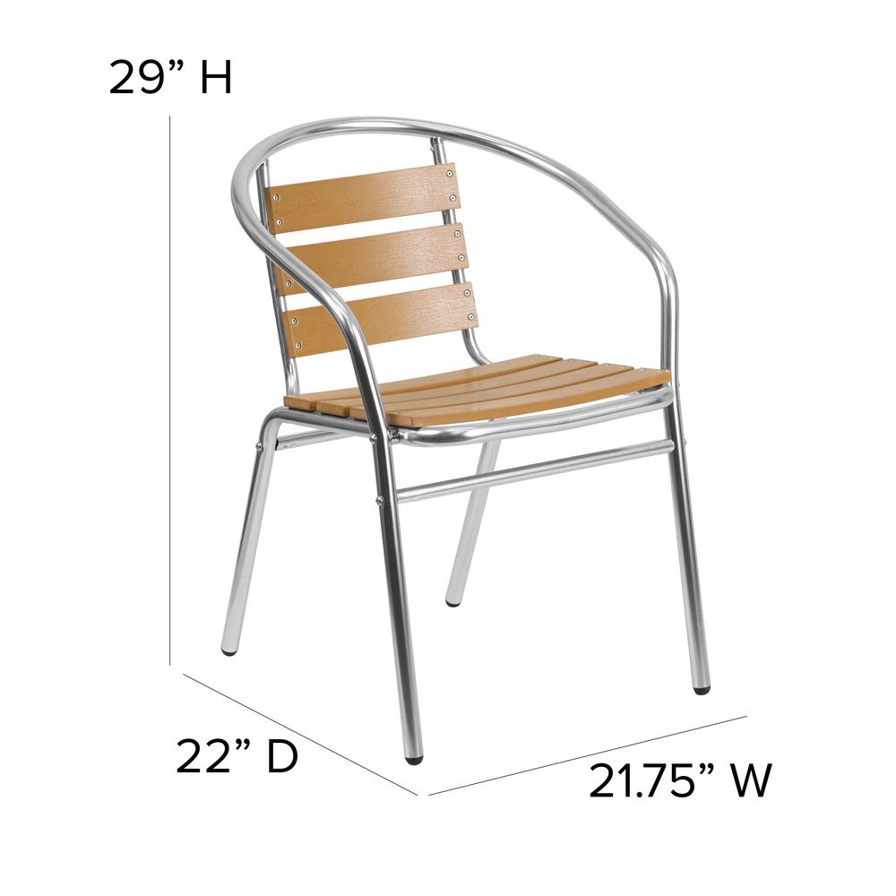 Contemporary Patio Chair with Arms for Indoor and Outdoor Use. Picture 9