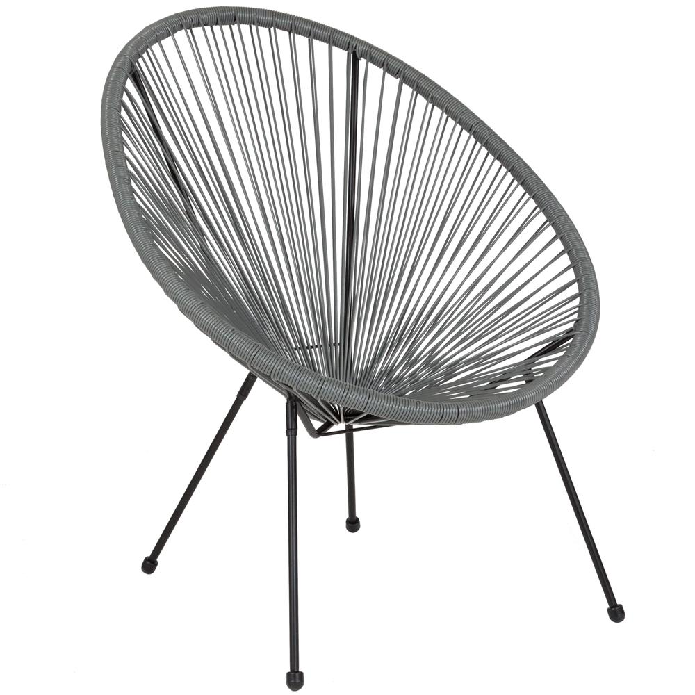 Papasan Bungee Lounge-Chair. Picture 1