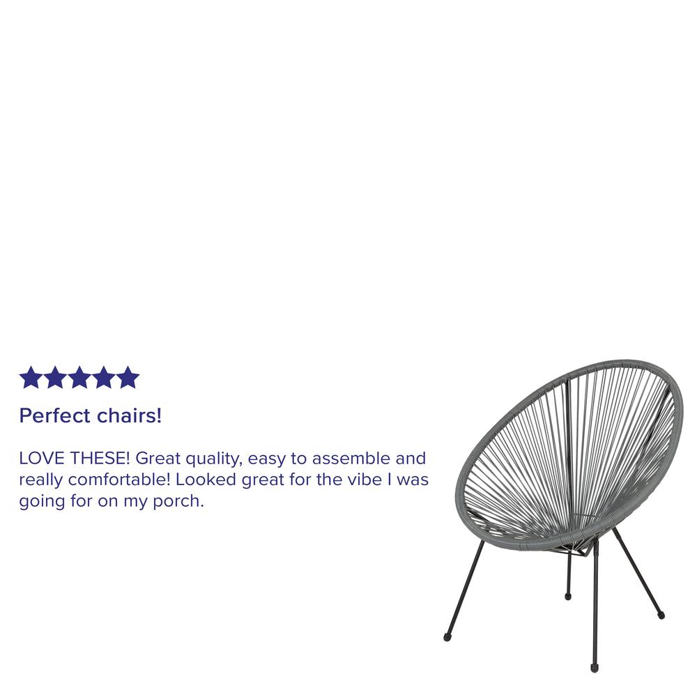 Papasan Bungee Lounge-Chair. Picture 5