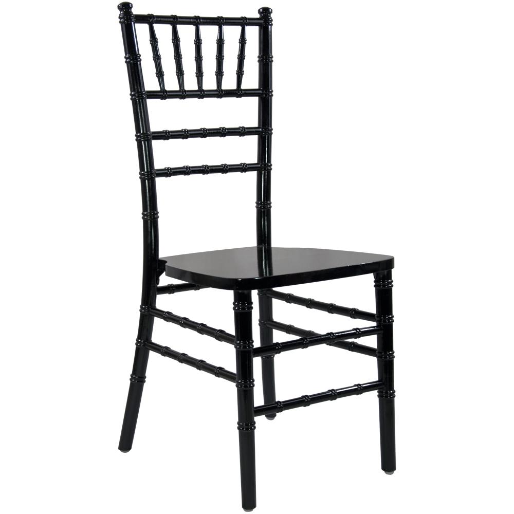 Black Wood Chiavari Chair. Picture 1