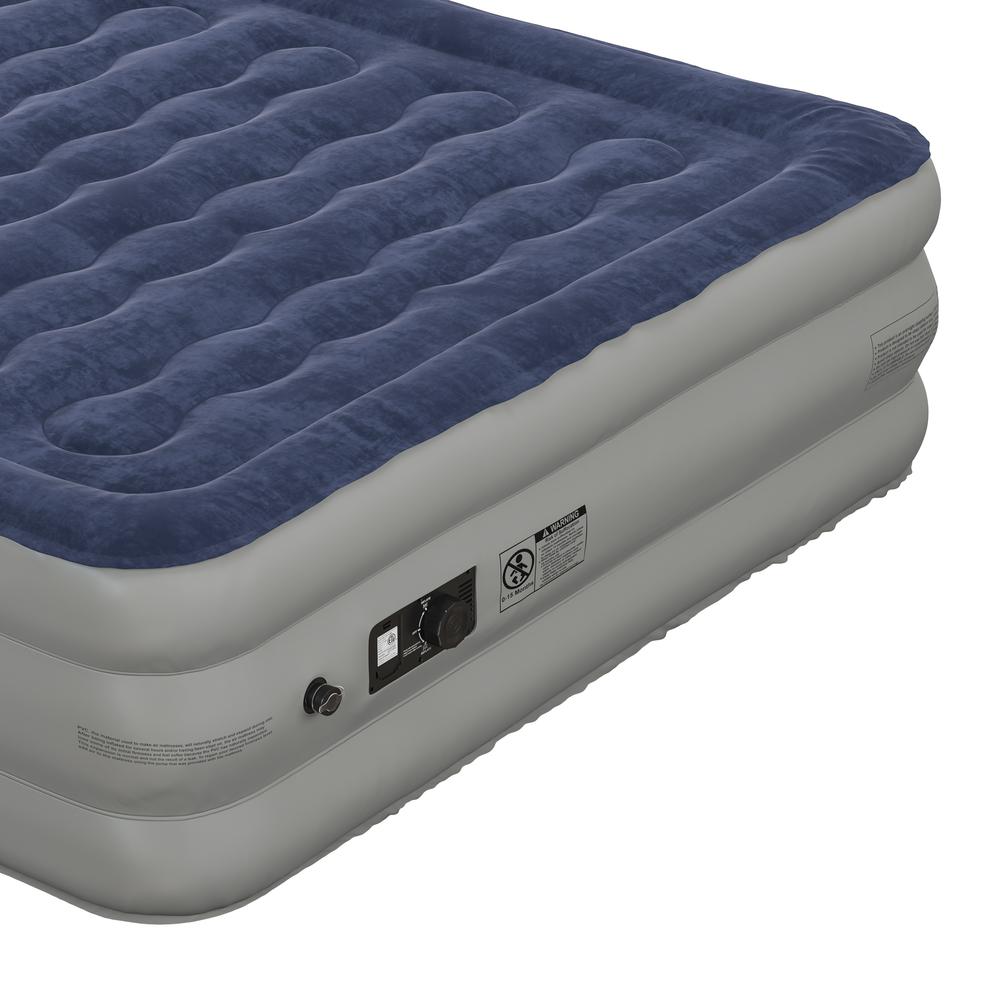 18 inch Air Mattress with ETL Certified Internal Electric Pump and Carrying Case - Queen. Picture 10