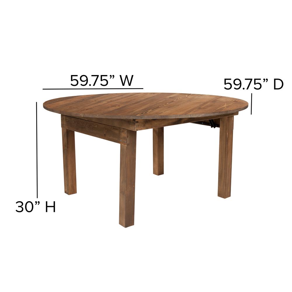Round Dining Table | Farm Inspired, Rustic & Antique Pine Dining Room Table. Picture 2