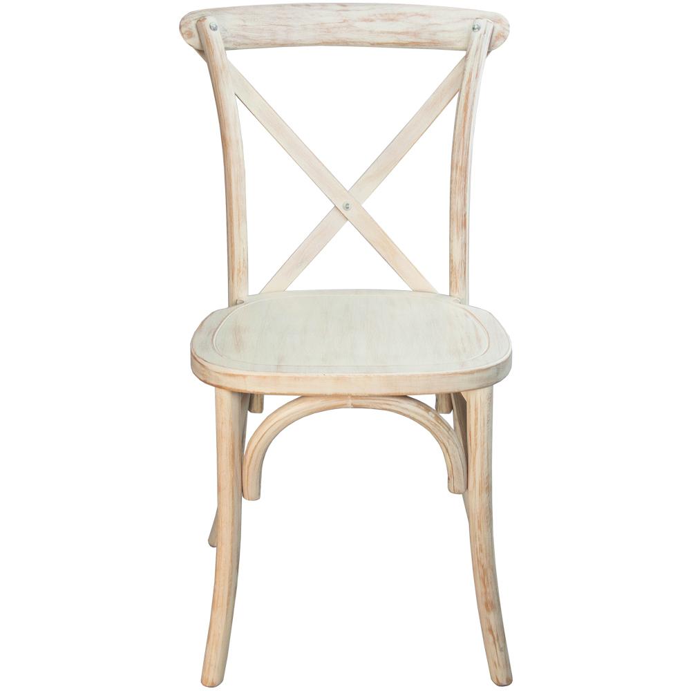 Lime Wash X-Back Chair. Picture 3