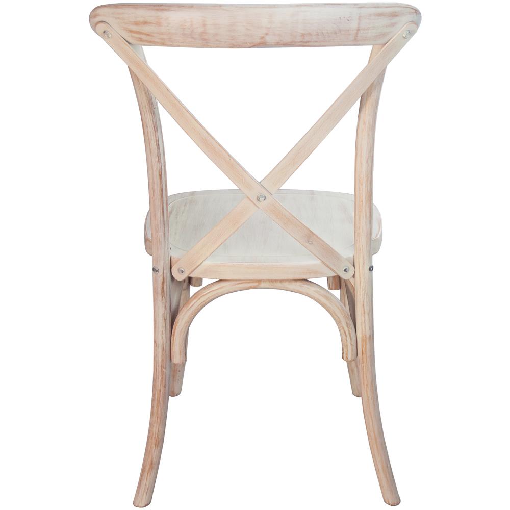 Lime Wash X-Back Chair. Picture 4