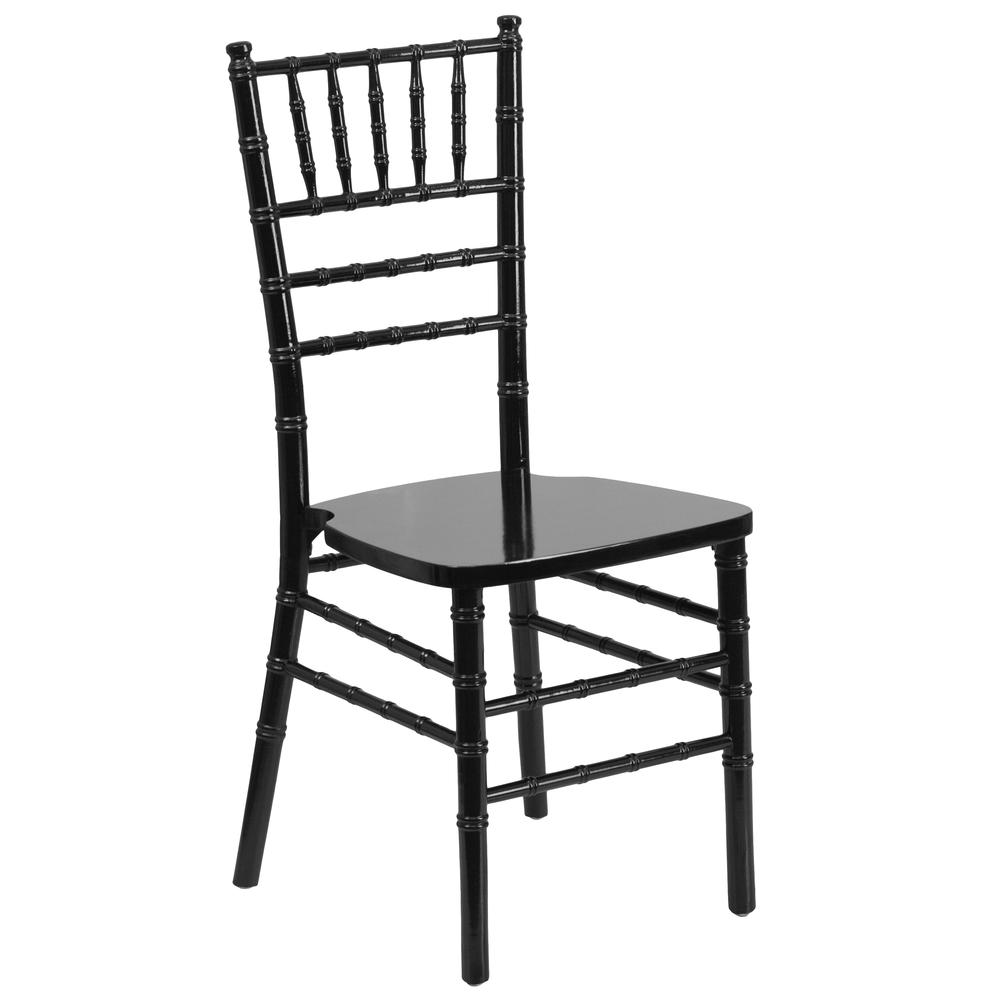 Black Wood Chiavari Chair. Picture 1