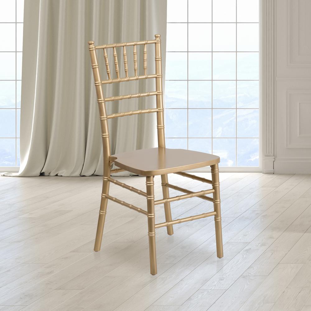 Gold Wood Chiavari Chair. Picture 8