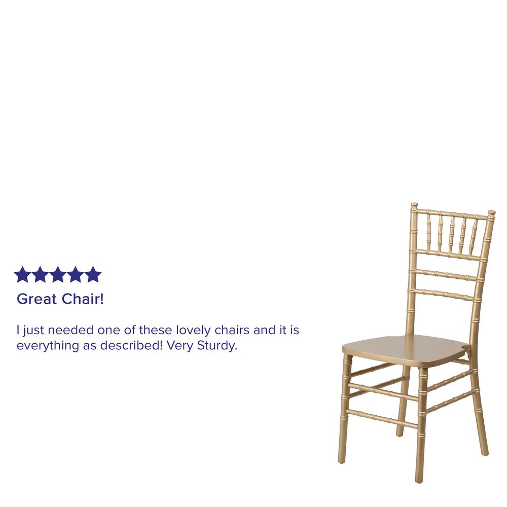 Gold Wood Chiavari Chair. Picture 9