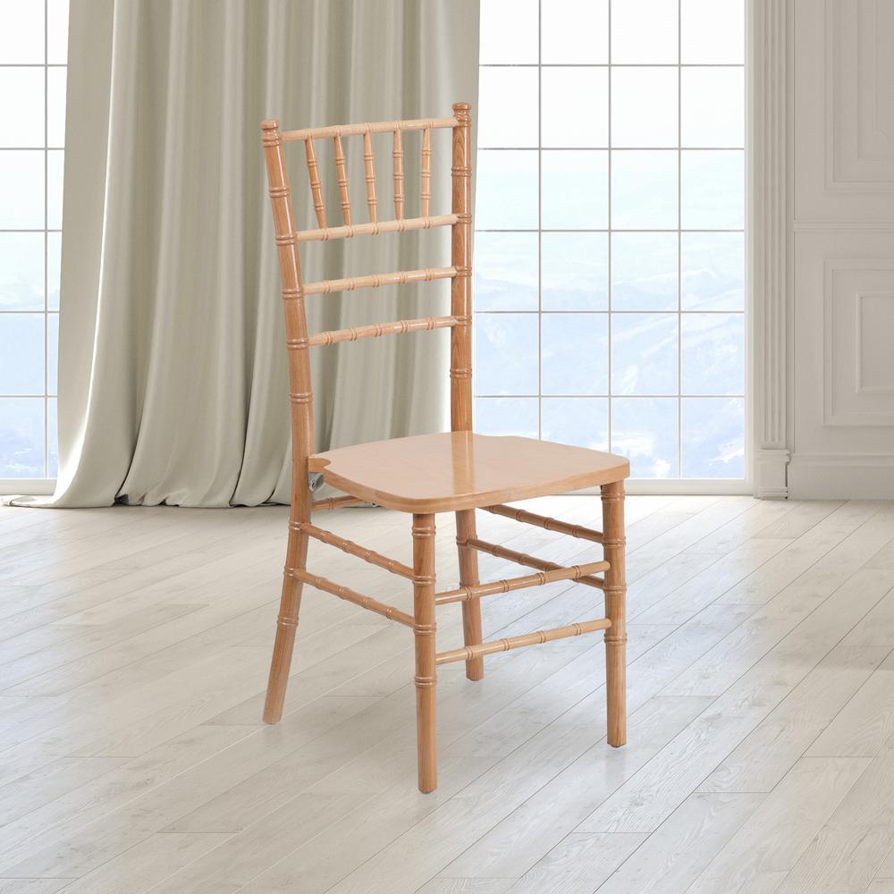 Natural Wood Chiavari Chair. Picture 5