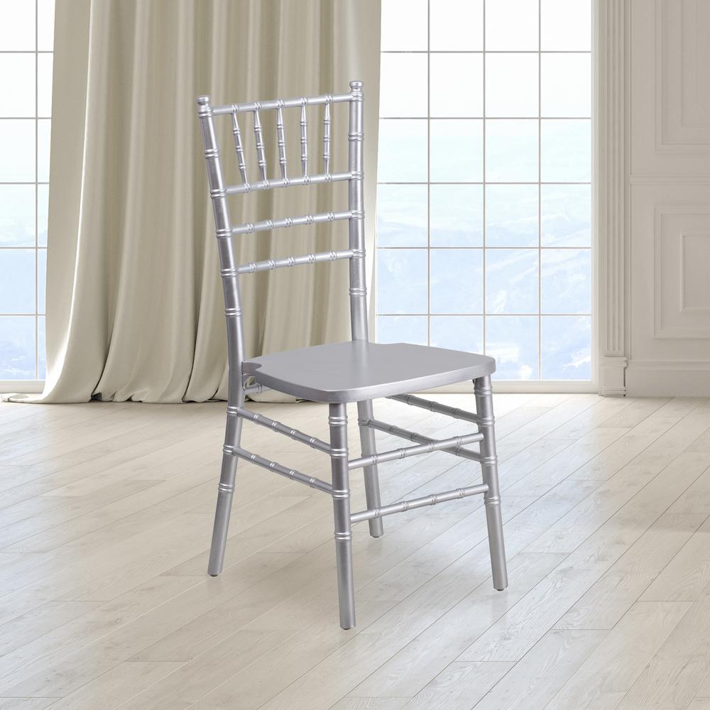 Silver Wood Chiavari Chair. Picture 7