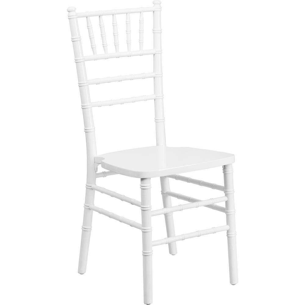 White Wood Chiavari Chair. Picture 1