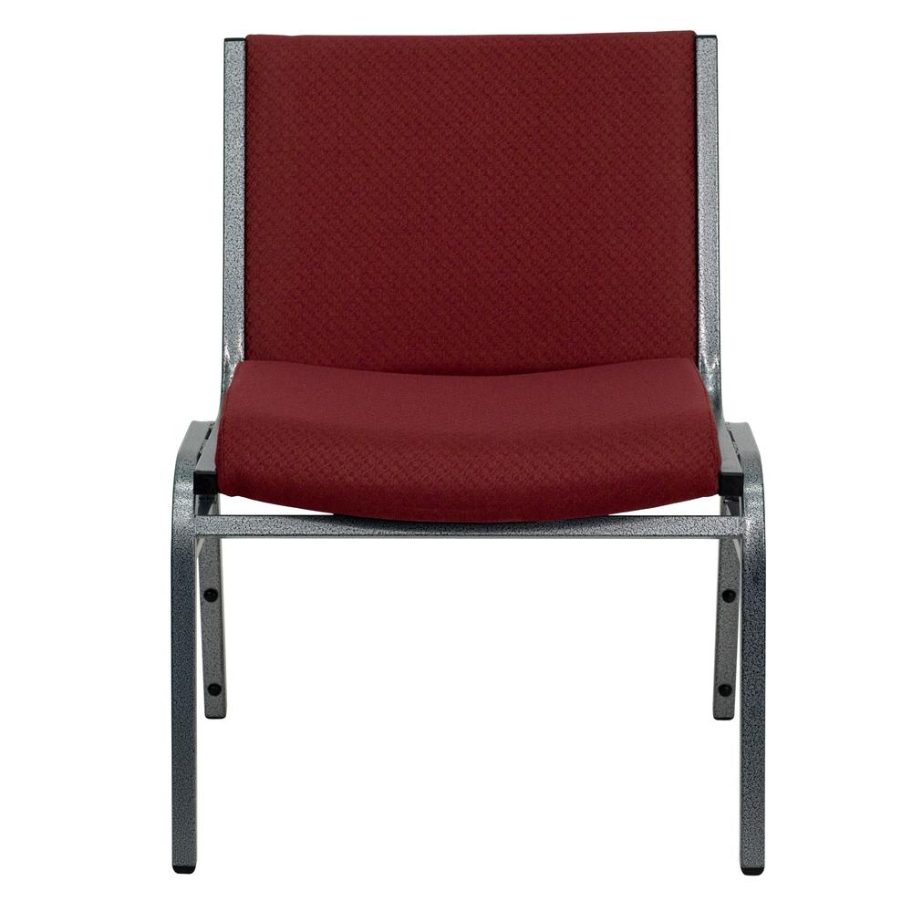 HERCULES Series Big & Tall 1000 lb. Rated Burgundy Fabric Stack Chair. Picture 4