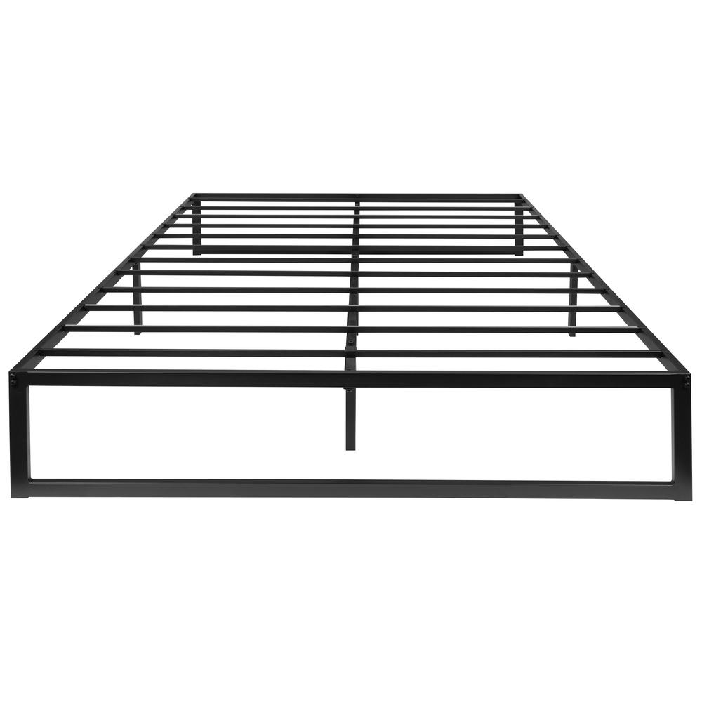 14 in Metal Platform Bed Frame and 2 in Cool Gel Memory Foam Topper - Queen. Picture 14