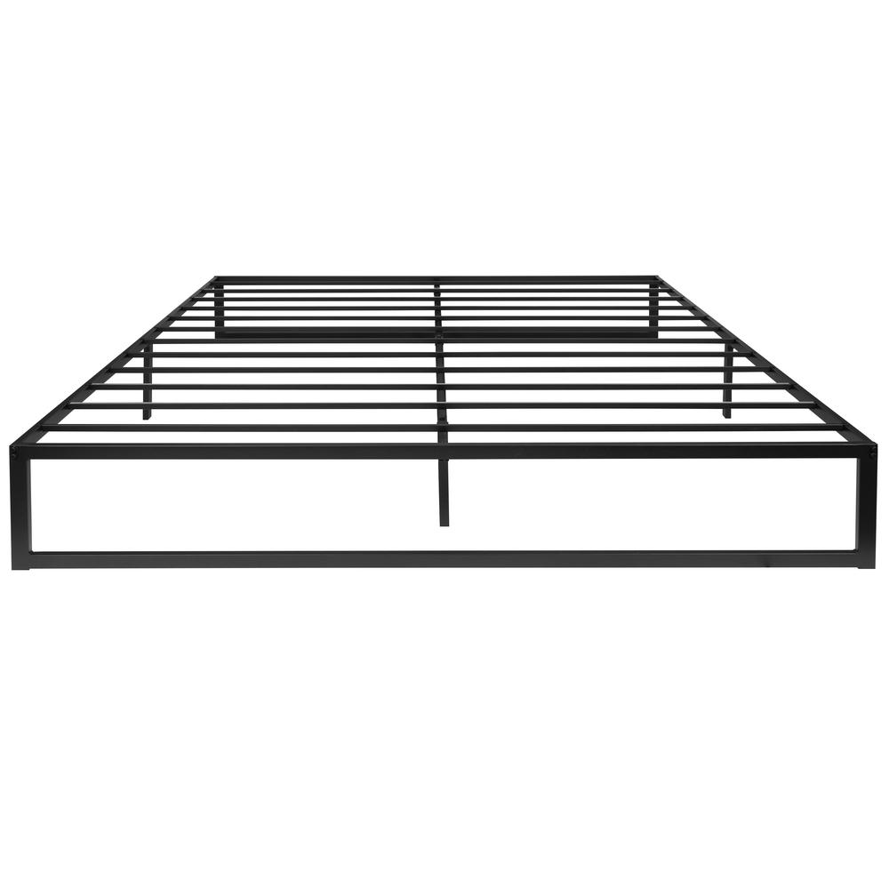 14 in Metal Platform Bed Frame and 3 in Cool Gel Memory Foam Topper - King. Picture 14